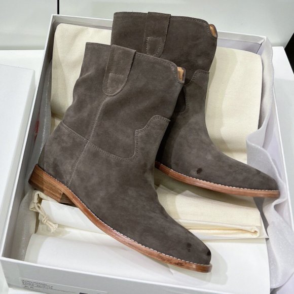 Isabel Marant Duerto Cowboy boots, dark grey, size 38 - Picture 8 of 9